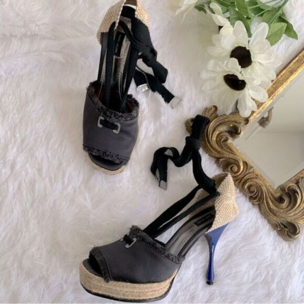 MARC JACOBS BLACK PLATFORMS